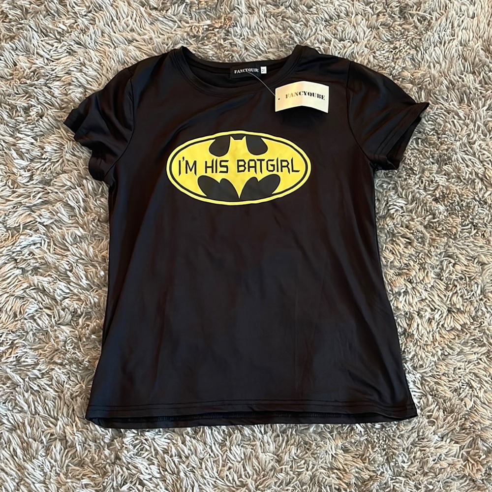 Fancyqube I’m His Batgirl Short Sleeve Tee